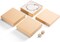 Jewelry Gift Boxes – 20 Pcs 3.5x3.5x1 Inch Matte Brown Small Cardboard Boxes with Cotton Fill & Lids – Bulk Jewelry Storage for Rings, Earrings, Necklaces, Bracelets, Gifts & Festive Occasions